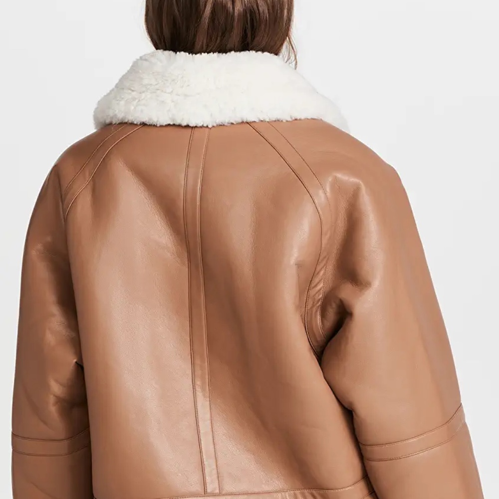 STAND STUDIO Rind Sherpa Jacket $795 - Picture 5 of 7